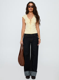 Glide Tie Up Top Butter