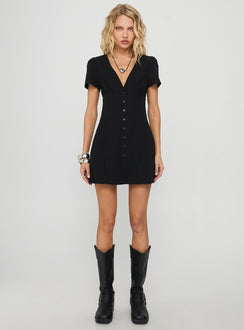Loveliness Playsuit Black