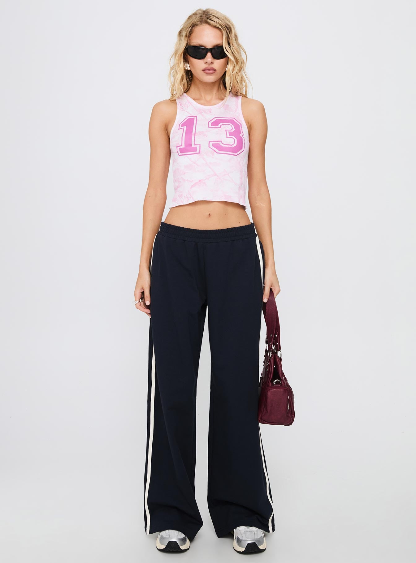 Lucky 13 Graphic Tank Purple