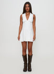 Haworth Mini Dress White