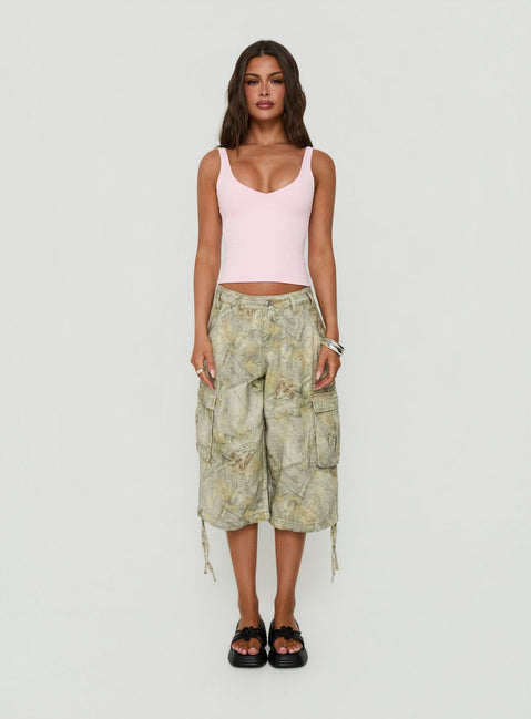 Hudsen Longline Cargo-Shorts Realtree Camo