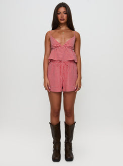 Lille Set Red Gingham