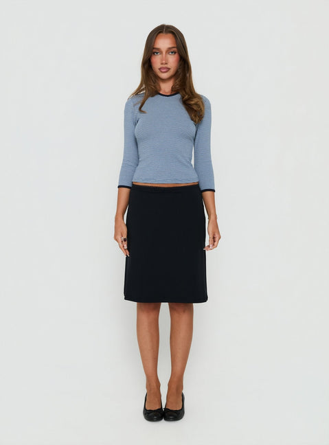 Daily Define Midi Skirt Black