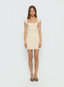Lanchester Mini Dress Butter Yellow