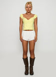 Fyrie Top Yellow