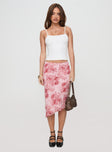 Sicilia Midi Skirt Floral Multi