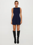 Anse Mini Dress Navy