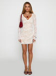 Airabella Lace Mini Dress White