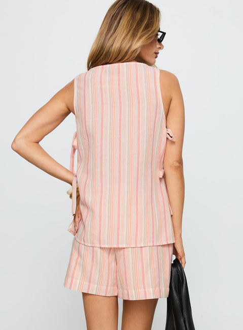 Mad For You Set Pink Stripe