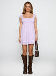 Carlita Mini Dress Lilac