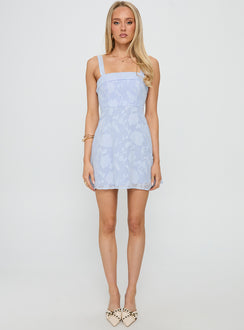 Cerise Mini Dress Lilac Burnout