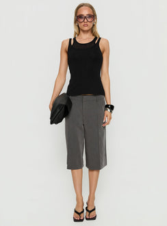 Ceyla Layered Tank Top Black