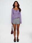 Hyacinthe Long Sleeve Top Lilac