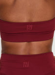 Return Serve Halter Active Top Red