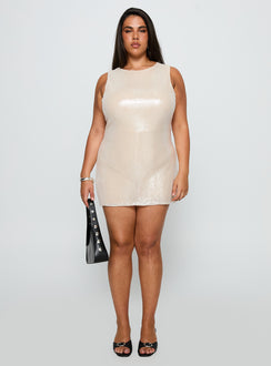 Yumiko Romper Champagne Sparkle Curve