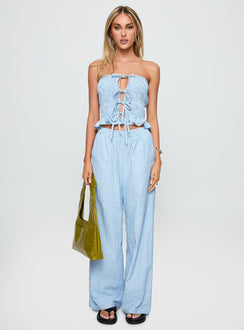 Sudden Sorcery Strapless Set Blue