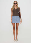 Gigi Skort Blue Stripe