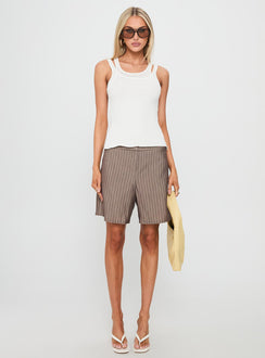 Ceyla Layered Tank Top White