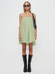 Jubilant Mini Dress Green