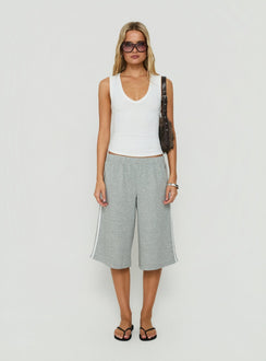 Daily Define Thick Strap Tank Top White