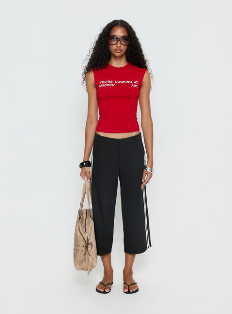 Genesis Capri Pants Noir