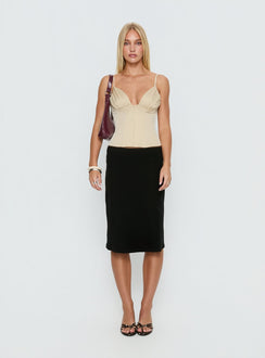 Scorsese Corset Top Champagne