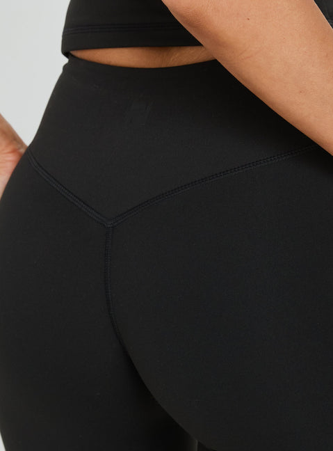 Power Hour Active Capri Leggings Schwarz