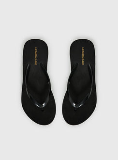 Next Sunday Thong Heel Black