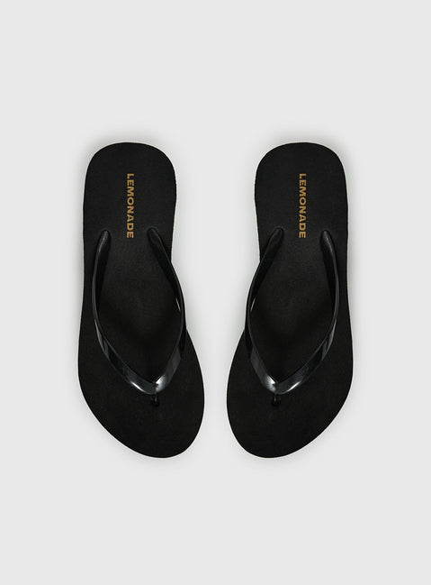 Next Sunday Thong Heel Black