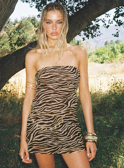 Wildling Strapless Mini Dress Multi