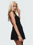 Lukea Sleeveless Mini Dress Black