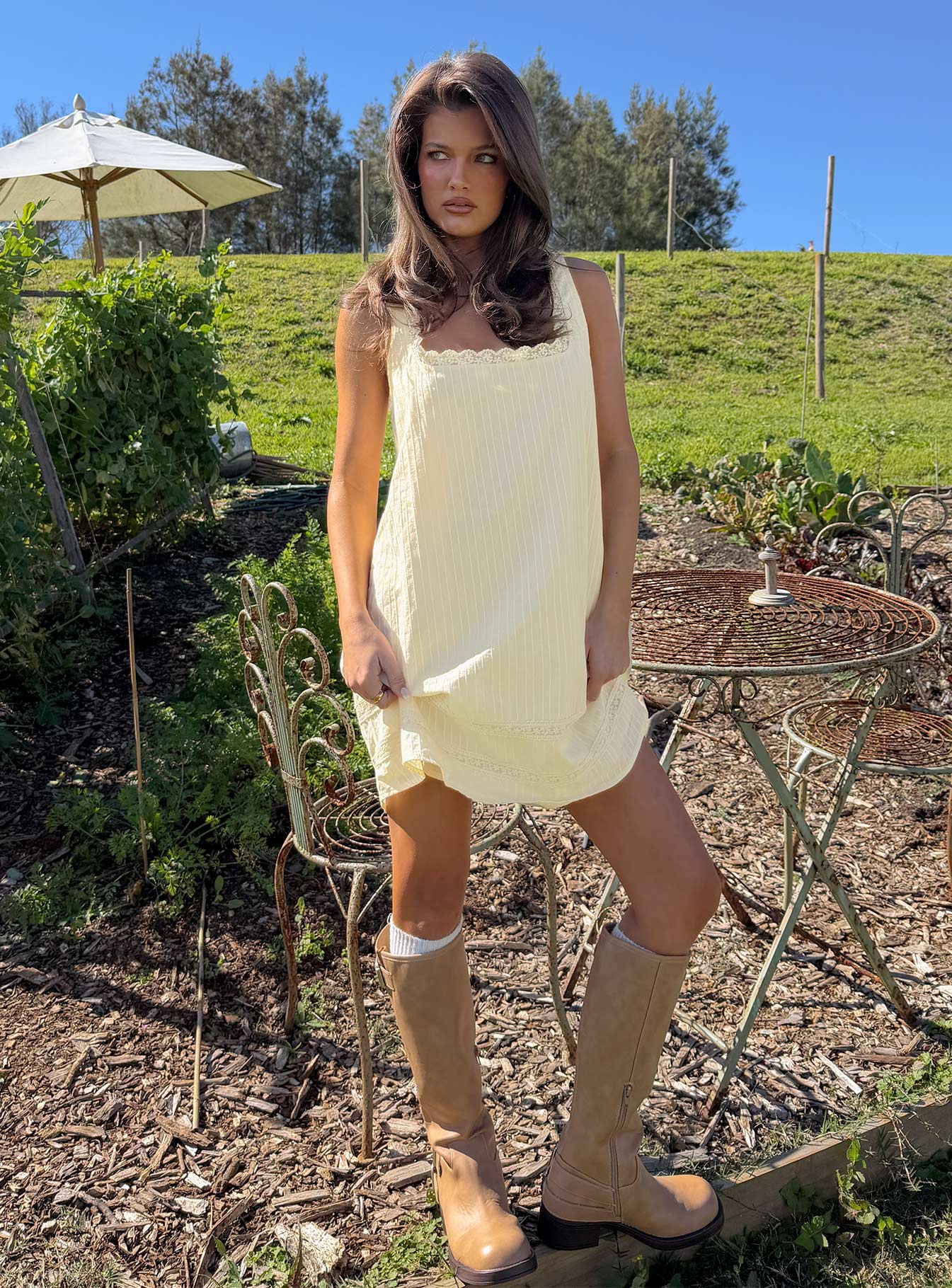 Alanah Minikleid Zitrone