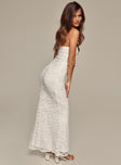 product Princess Polly Crew Neck  Lavelle Strapless Maxi Dress White