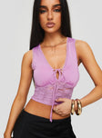 Isolde Top Lilac