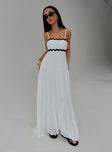 Croxetti Maxi Dress White