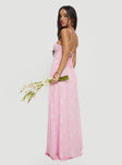 South Of France Maxi Dress Pink