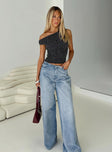 Bowe Wide Leg Jeans Blue