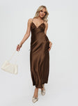 Kammie Maxi Dress Choc