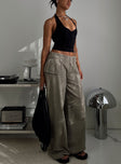 Paltrow Cargo Pant Washed Brown