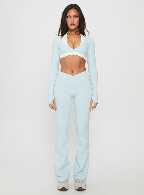 Sunday Session Active Flare Leg Pant Blue