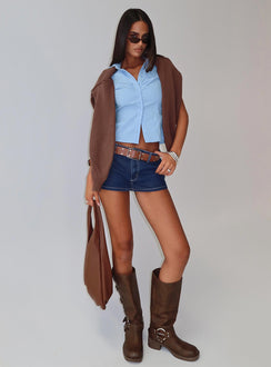 Arianwyn Short Sleeve Shirt Blue