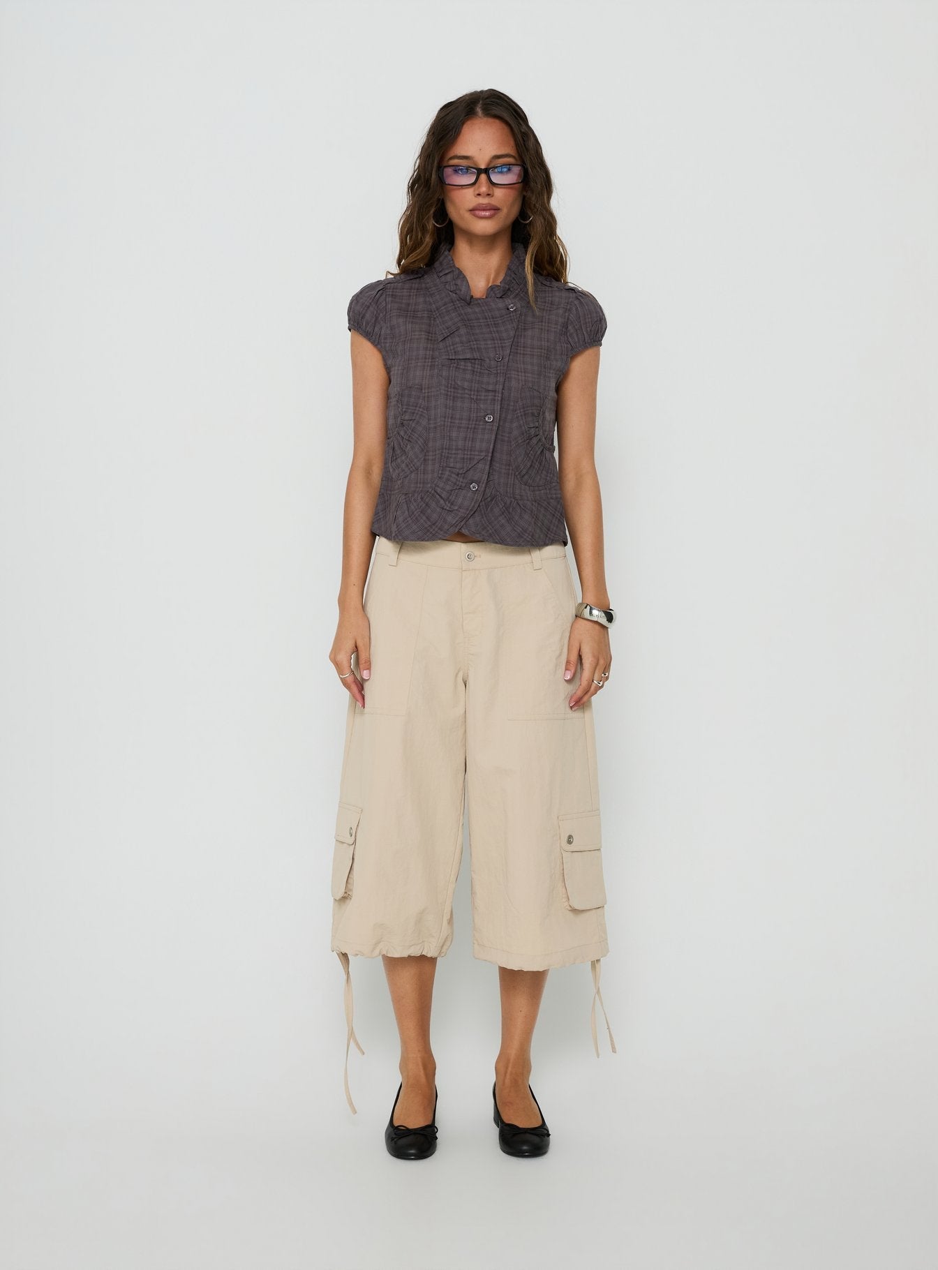Relaxer 3/4 Cargo Trousers Beige
