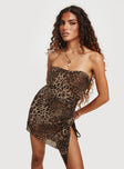 Donelli Mini Dress Leopard