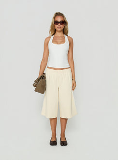 Daily Define Racerback Tank Top White