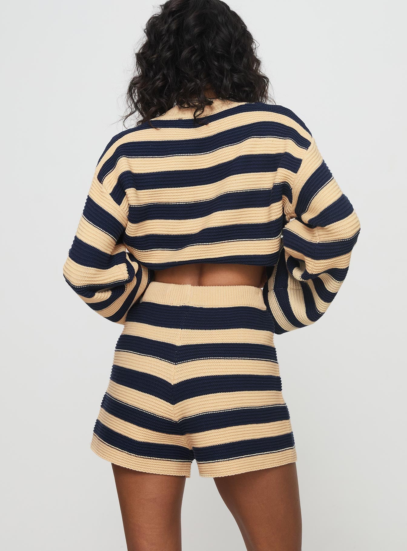 Cheyenne Set Navy / Cream Stripe