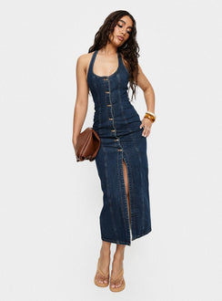 Kenny Maxi Dress Indigo