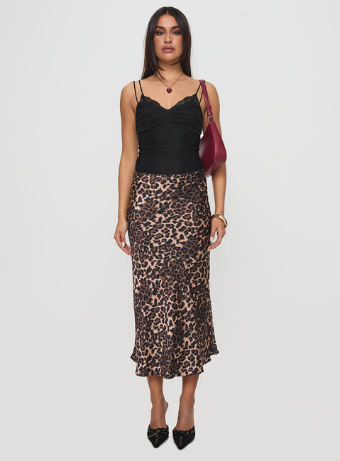 front view of model wearing Princess Polly Corella Bodysuit Black Sleeveless V-Neck 