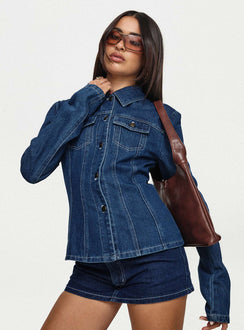 Rider Jacket Blue Denim