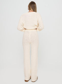 Slow Mover Boucle Lounge Set Cream