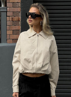 Call You Up Bomberjacke Sand